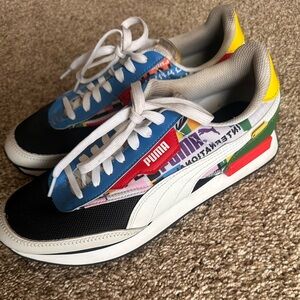 Women’s Puma Multicolor Retro Sneakers Size 10.5